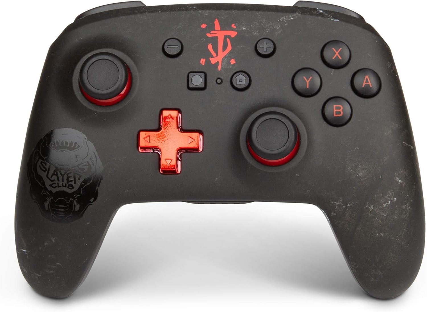 Powera Enhanced Wireless Controller for Nintendo Switch - Doom Slayers Club, Switch Lite, Gamepad, Bluetooth, AA image number 2