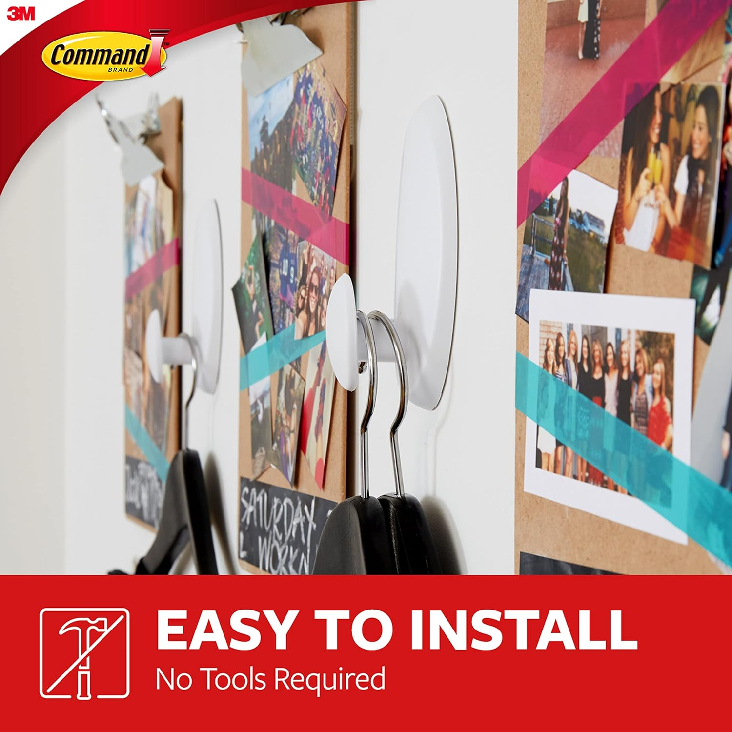 Command Clothes Hanger, Large, White