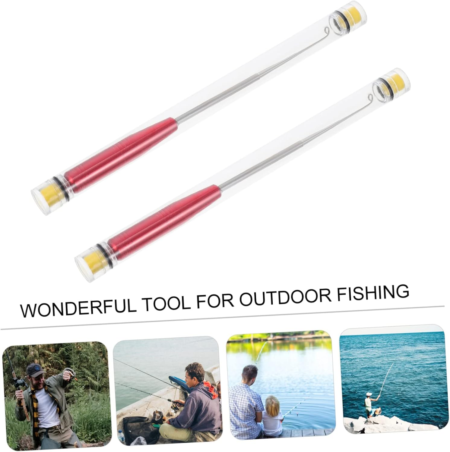 2Pcs Fishhook Remover Tool Magnetic Design Hook Removing Tool for Saltwater Fishing Fish Hook Quick Removal Fishing Tackle Fish Disconnect Device image number 4