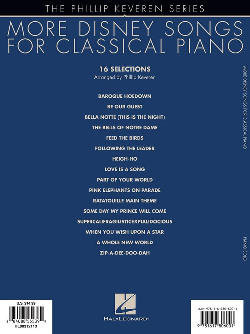 More Disney Songs for Classical Piano - the Phillip Keveren Series: Arr. Phillip Keveren the Phillip Keveren Series Piano Solo image number 2