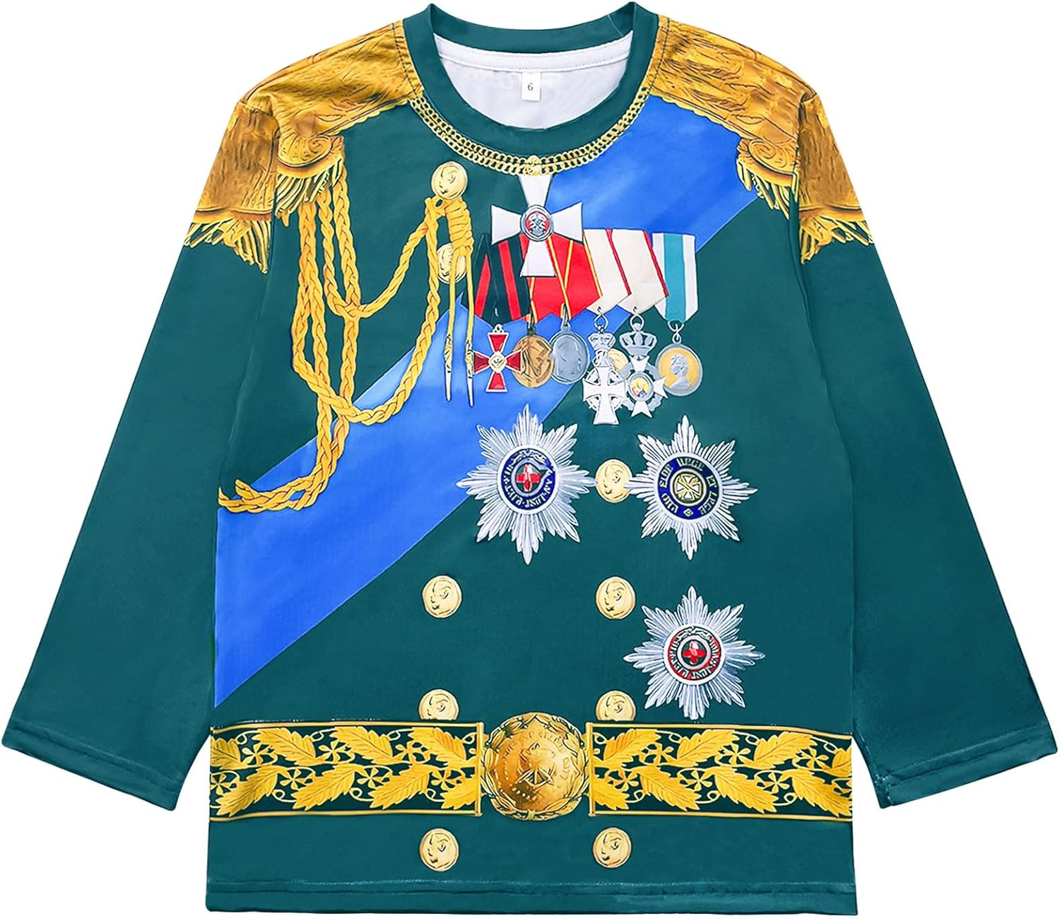 Unisex Kid Child Pirate T-Shirts Caribbean Pirate Revolutionary War Medieval Army Halloween Costume Tee Tops image number 4