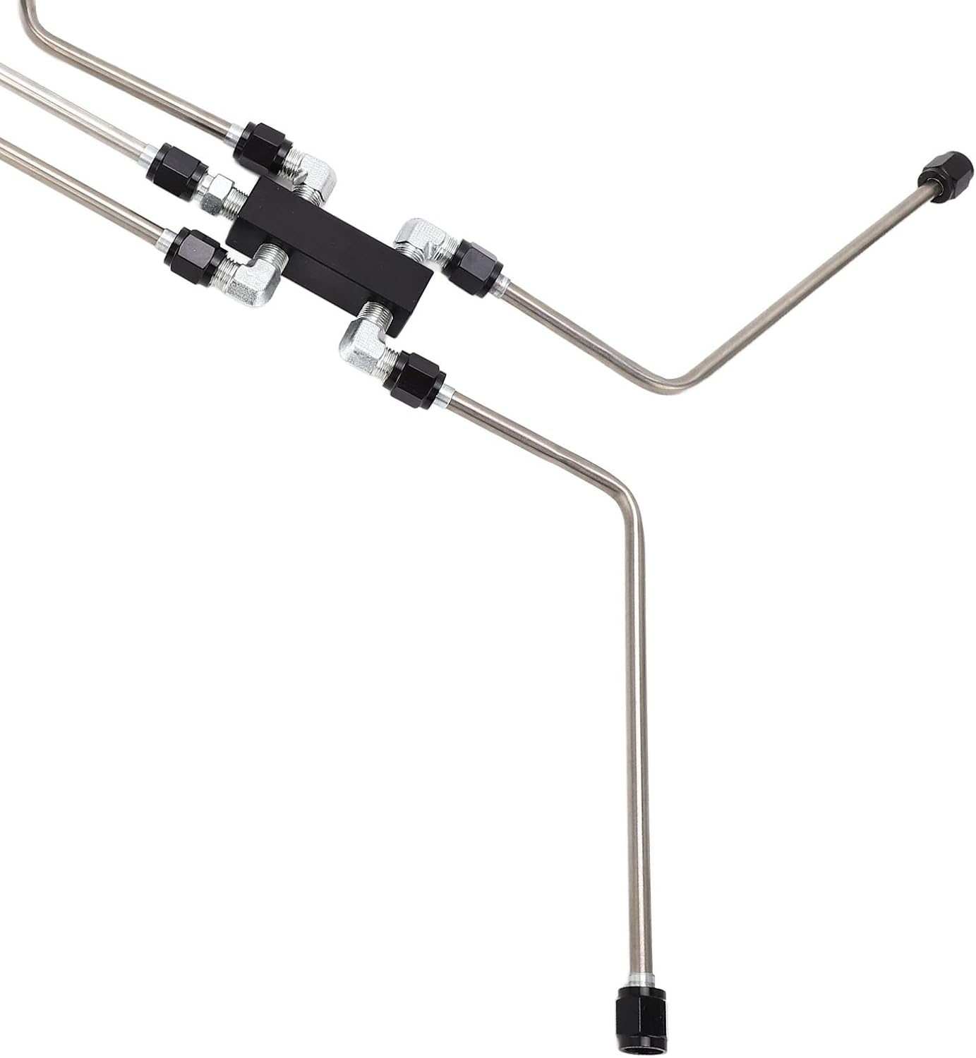 Jiawu LS Coolant Crossover Steam Vent Kit for LS1 LS2 LS3 LS6 LS7 LSX Engines, Complete Stainless Steel LS Steam Port Kit, Coolant Crossover Replacement Kit