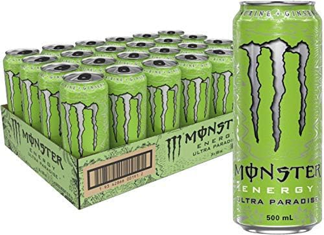 Monster Ultra Gold 24Pk and Monster Ultra Paradise Green 24Pk image number 3
