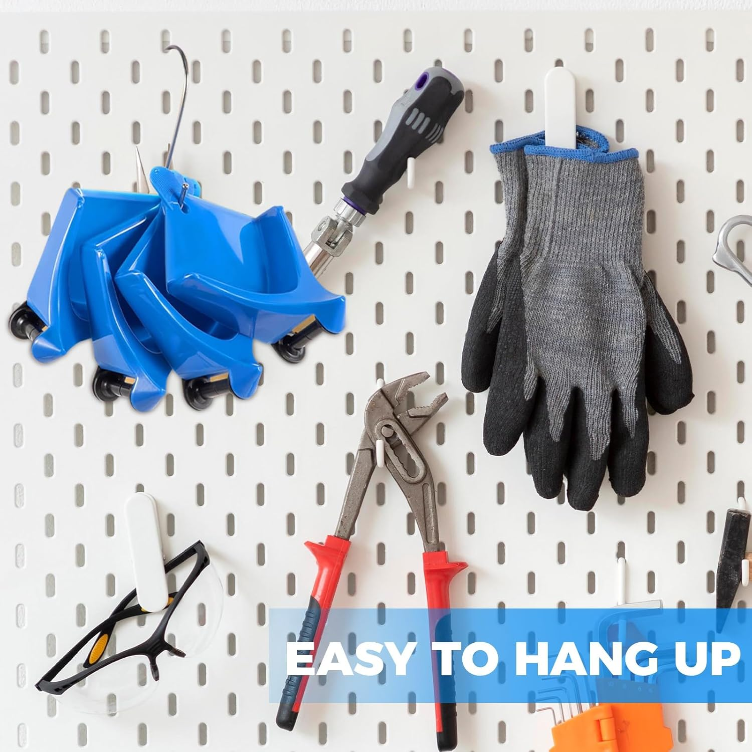 4 Pcs Car Hose Guide,Tire Hose Roller for Car Washing,Blue Plastic Car Detailing Tool to Prevent Sticking,Pressure Washing Tube Guide for Tire Cleaning,Detailing Supplies Essentials