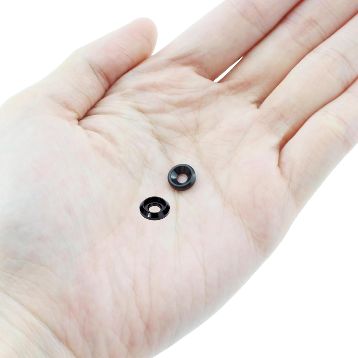 50Pcs M4 Crush Washers, Suitable for Automotive Furniture Screw Accessories, Outer Diameter 10Mm, Inner Diameter 4Mm, Height 2.2Mm image number 5