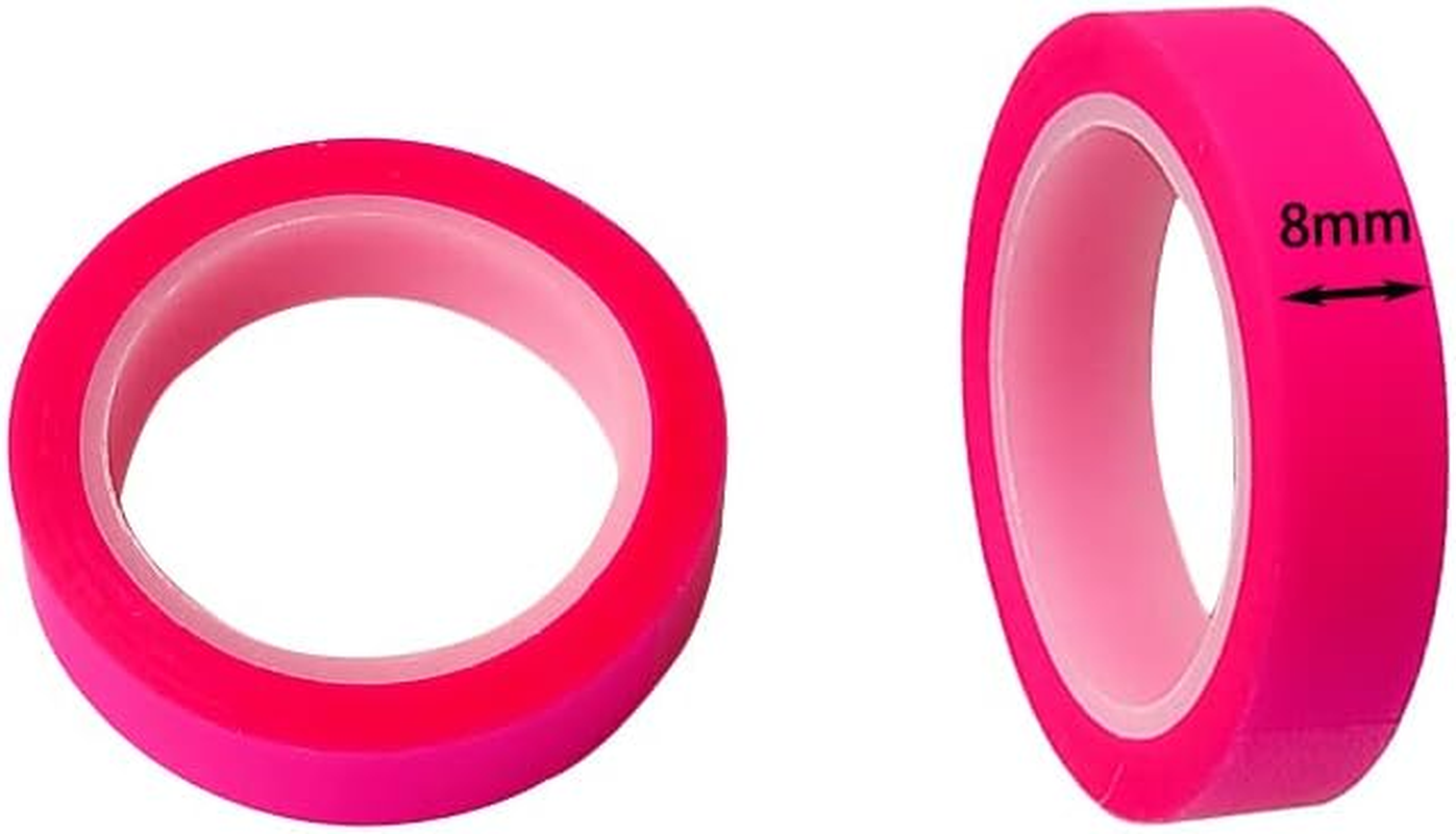 10 Rolls Highlighter Tape,Transparent Marking Sticker Fluorescent Colored Sticky Notes Index Tags Sticky Tabs Removable Tags for Students Teachers Reading Taking Notes (8Mm X 5M)