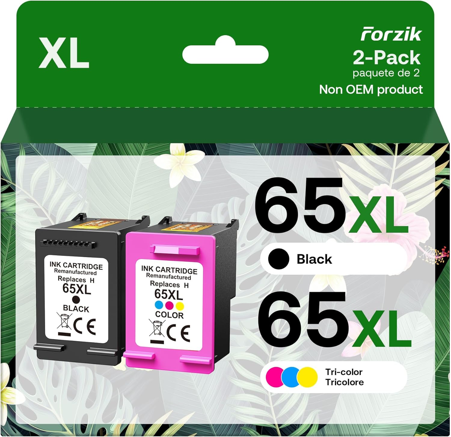 65XL Ink Cartridges High Yield Compatible Replacement for HP Ink 65 Black and Color Combo Pack Works with AMP 100 120 Series Deskjet 2620 3720 Series Envy 5020 5030 Series image number 6