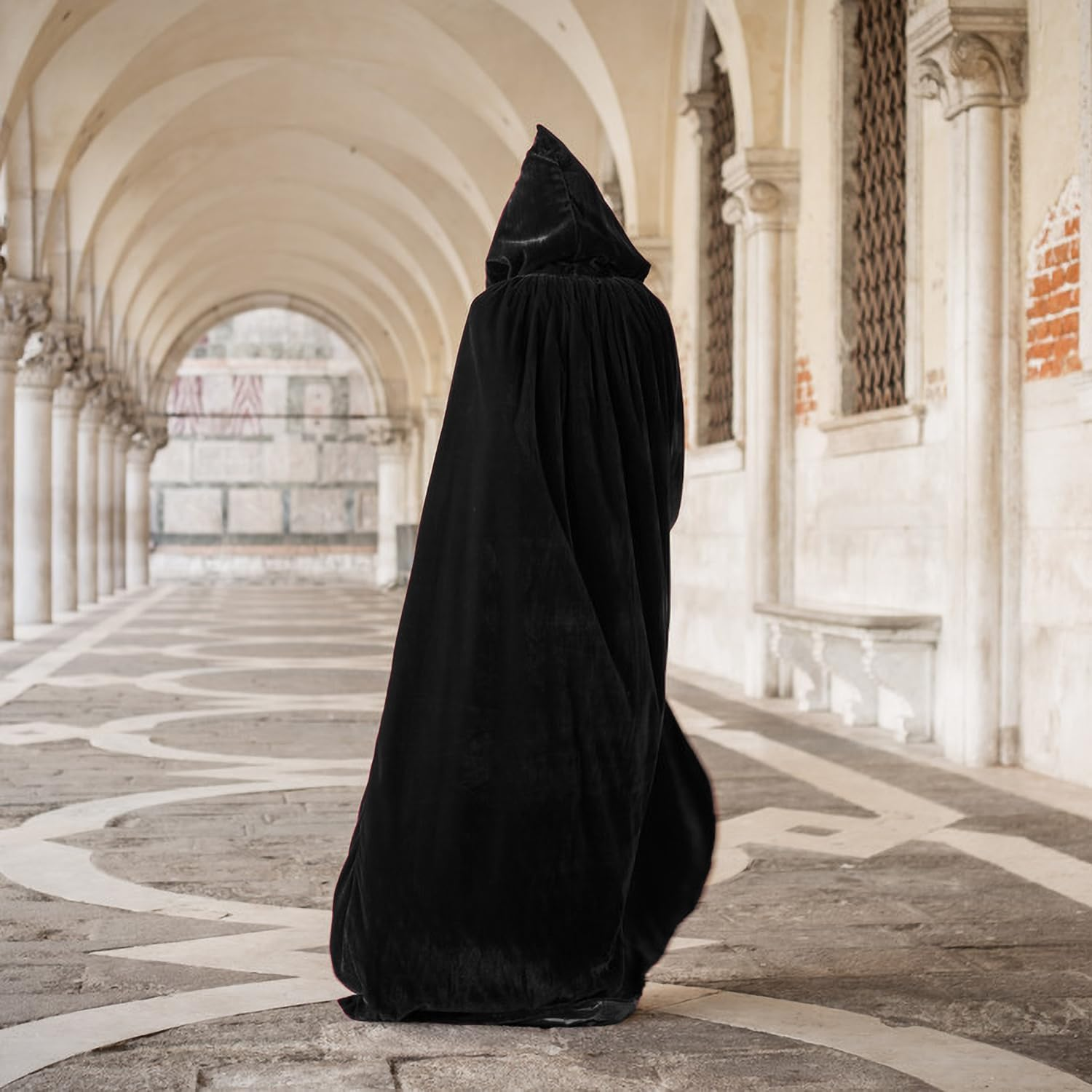 GIOD Halloween Cape Cloak, Wizard Cape, Full Length Hooded Cloak Costume Is Perfect for Halloween, Christmas, Cosplay Costumes image number 4