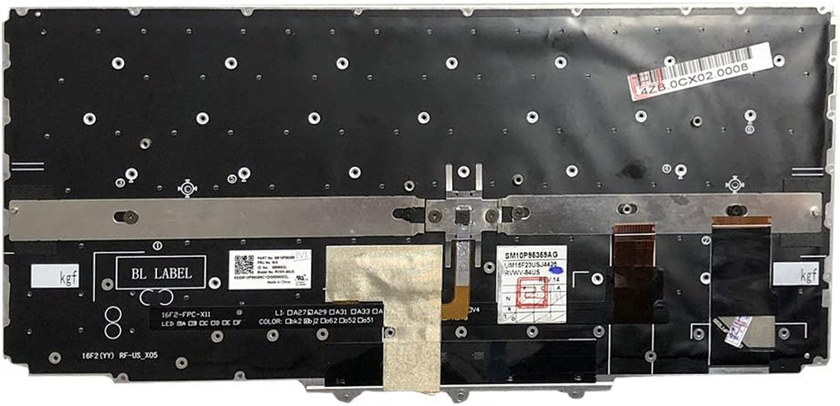 Gintai Backlit Keyboard Replacement for Lenovo Thinkpad X1 Yoga Gen 2Nd 3Rd (2017 2018) US 20JD/ 20JE/ 20JF/ 20JG 01HY919 01HY959 01HY879 01HY839 01HY808 SM10P95387AF SM10M29010AF