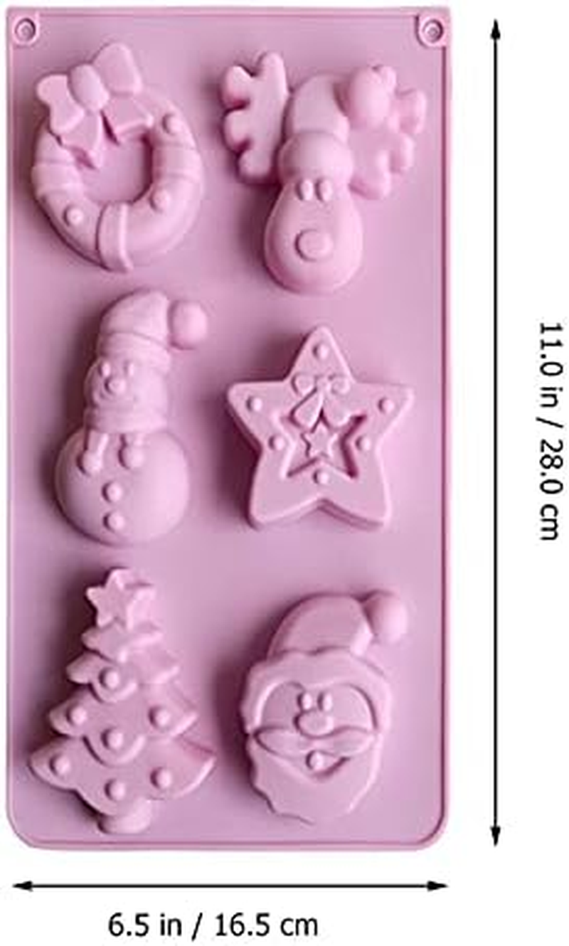 1Piece Christmas Tree Snowman Shaped Cake Mold Cupcake Making Tool DIY Baking Supplies Kitchen Mould for Xmas Party Zhengpingpai image number 3