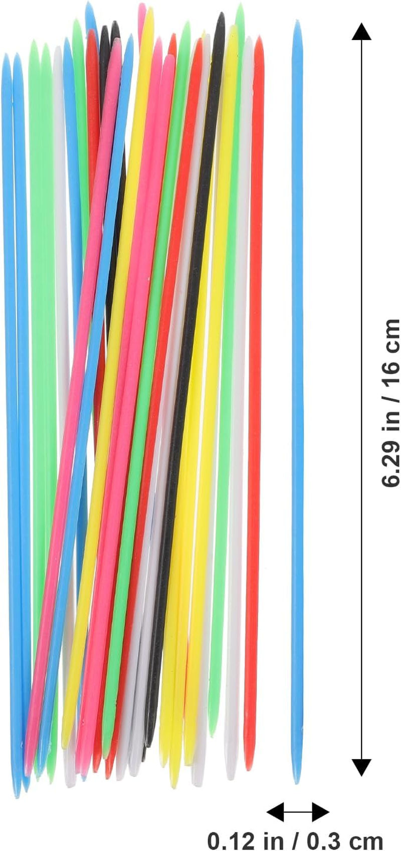 TOYANDONA 90Pcs Pick up Sticks Game Colorful Pick up Sticks Vintage Fine Motor Skill Game Toy for Kids Children Toddlers Family image number 1