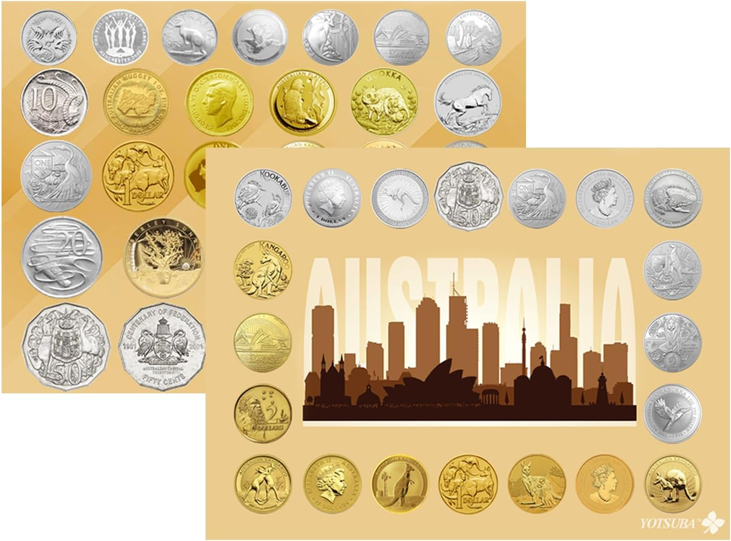 Yotsuba Coin Collection Book - Australian Special Edition with 300 Pockets, Two Pocket Sizes, and Illustrated Guide image number 4
