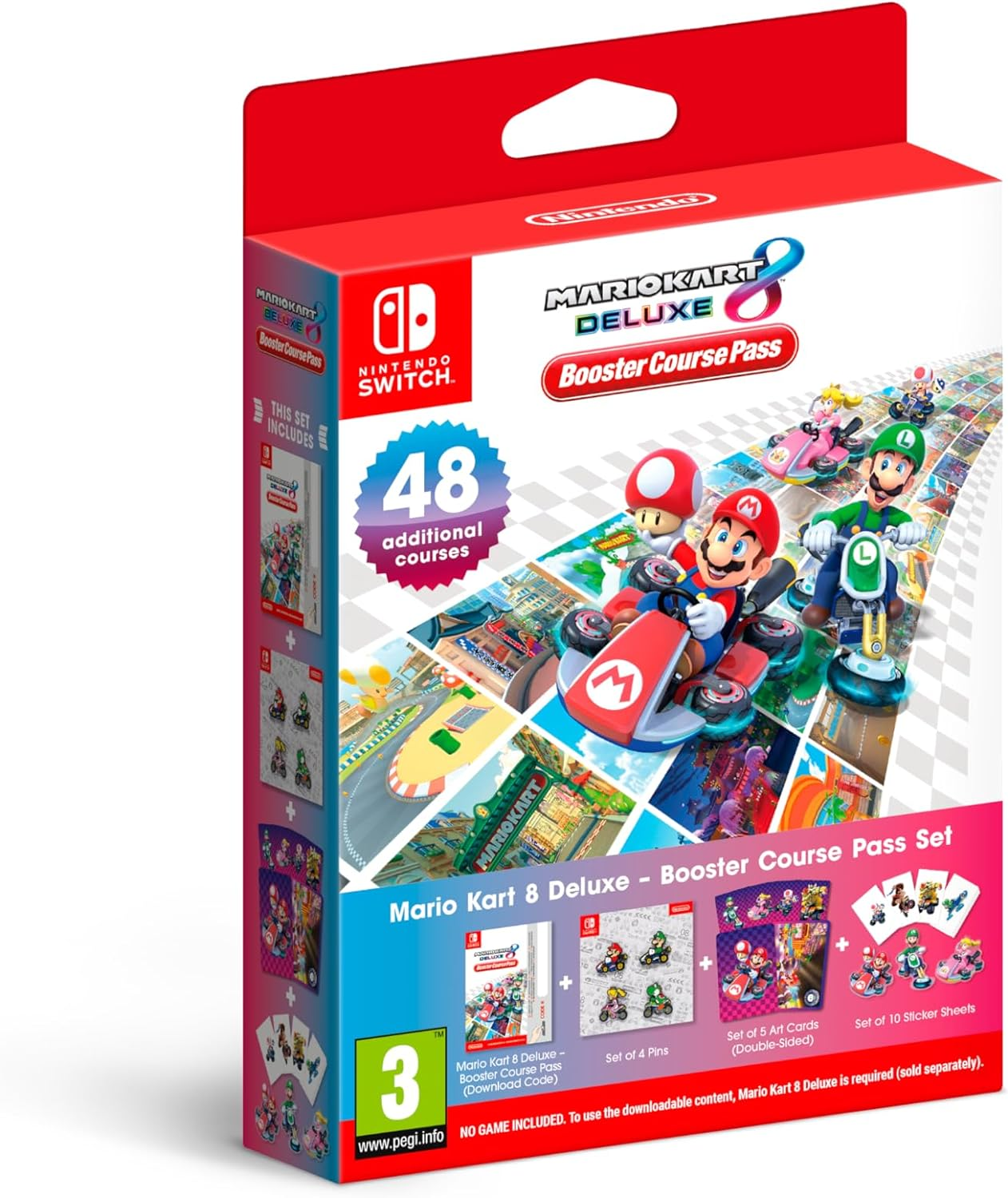 Nintendo Mario Kart 8 Deluxe Booster Course Pass Code in a Box Nintendo Switch Game image number 2