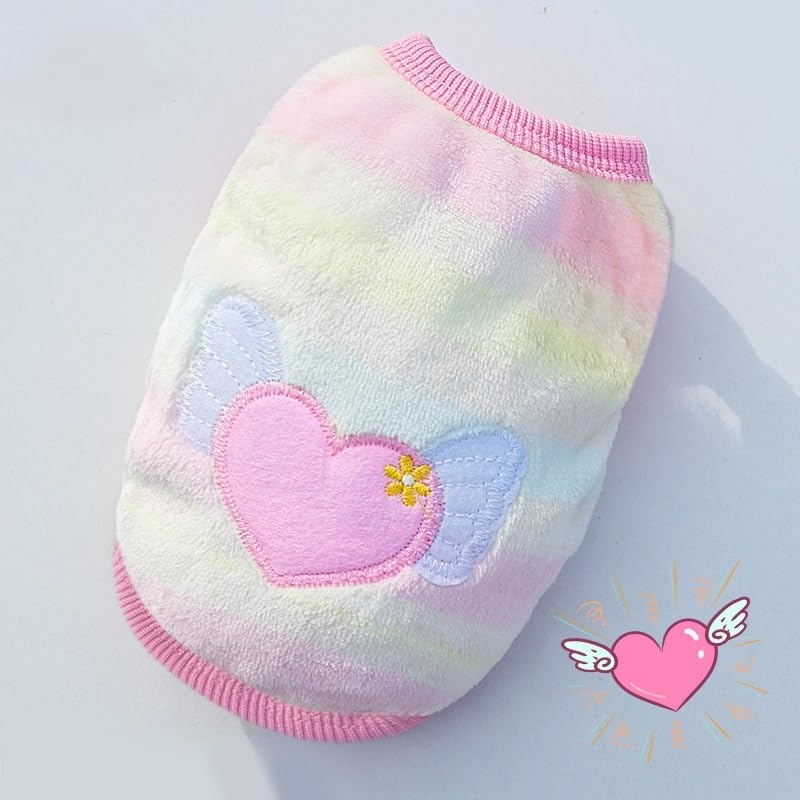 Dog Clothes - Soft Touch to Protect from the Cold - Simple Installation - Open Bottom (Pink, XXS) image number 3