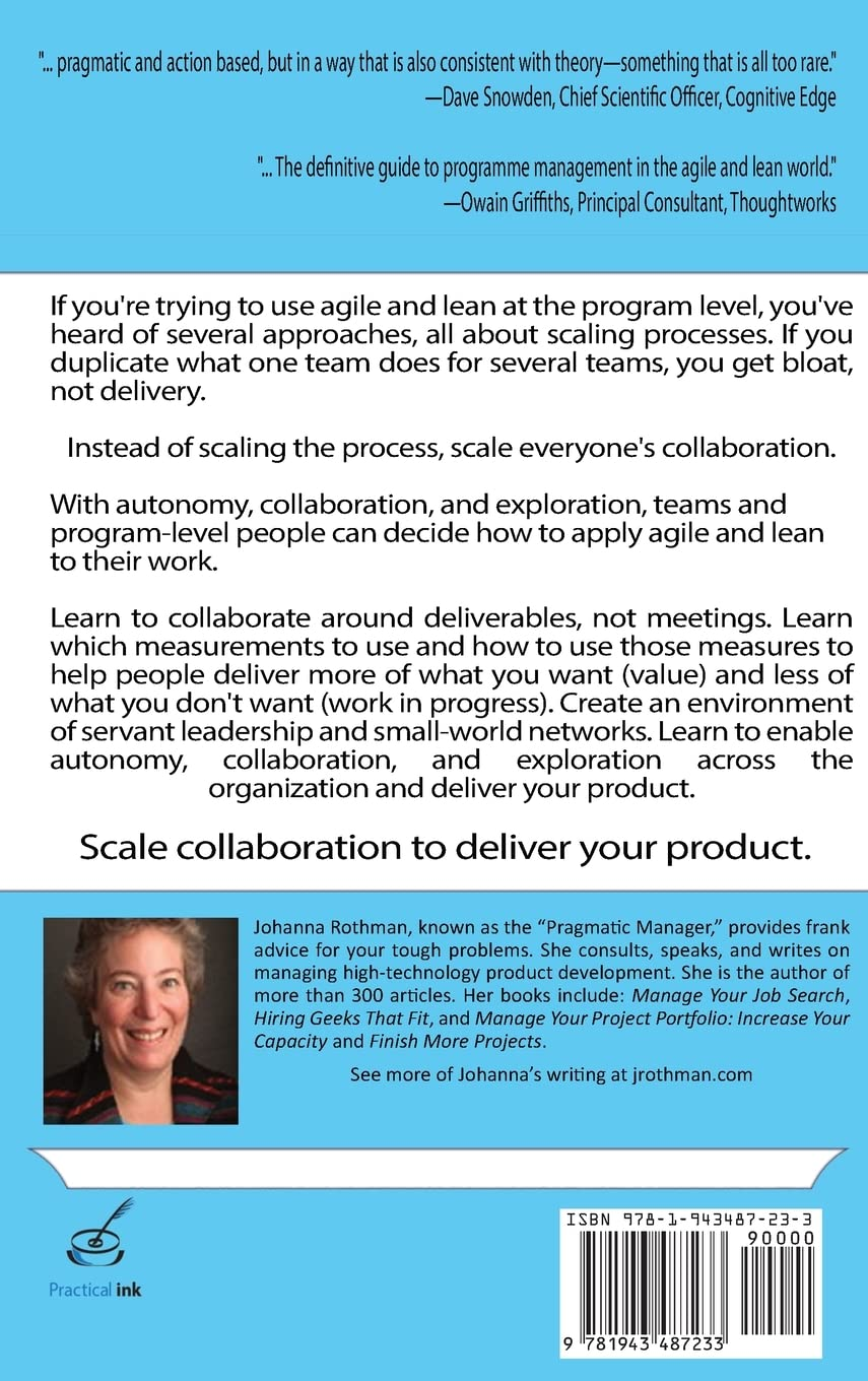 Agile and Lean Program Management: Scaling Collaboration across the Organization image number 1