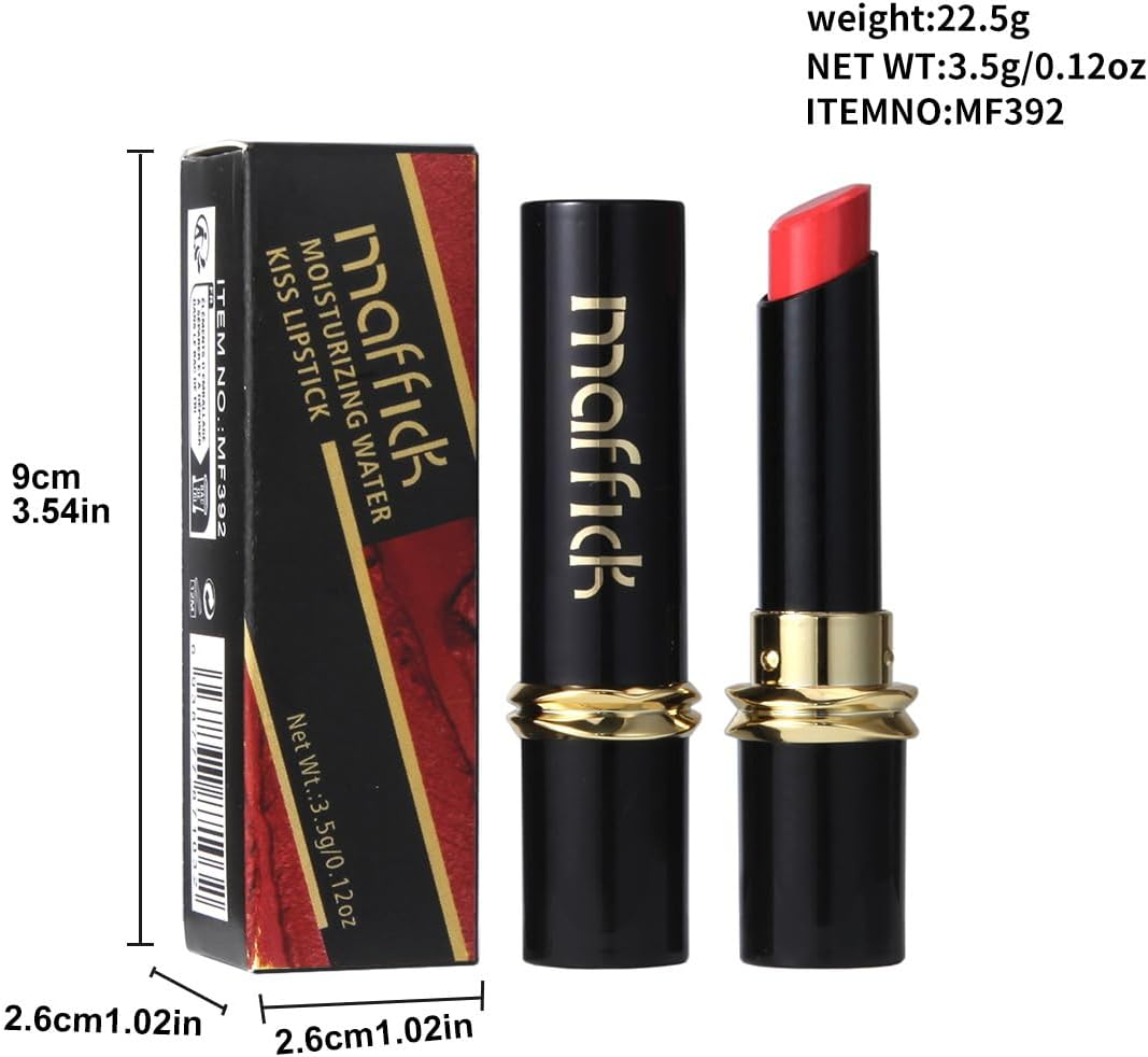 Maffick Lip Glaze Liquid Lipstick: Long-Lasting, Non-Sticking, Waterproof Lip Gloss (04, 23G) - 01 image number 5