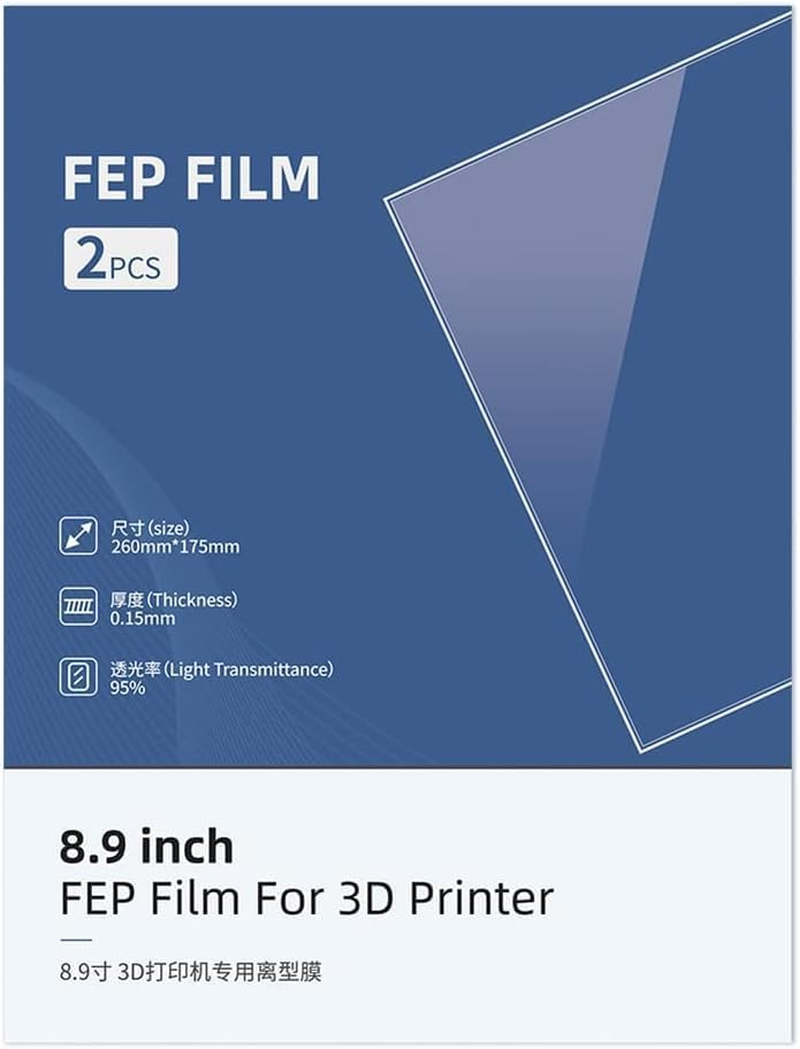 2Pcs/Set 3D Printer Parts FEP Film Thickness 0.15Mm for Photon Mono X (6K) Film 3D Printing Accessories image number 5