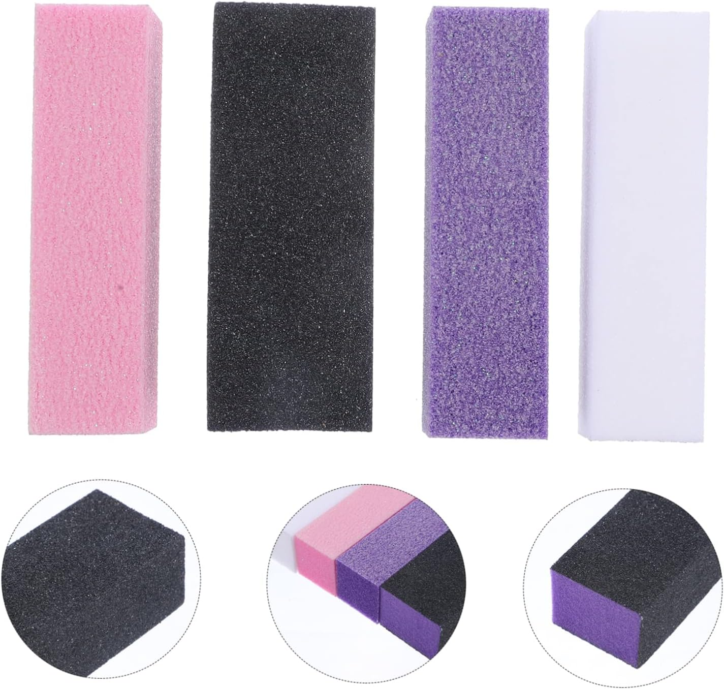 VICASKY 20Pcs Nail Polishing Block Nail Buffer Manicure Tools Shaping File Tool for Salon Supplies image number 6