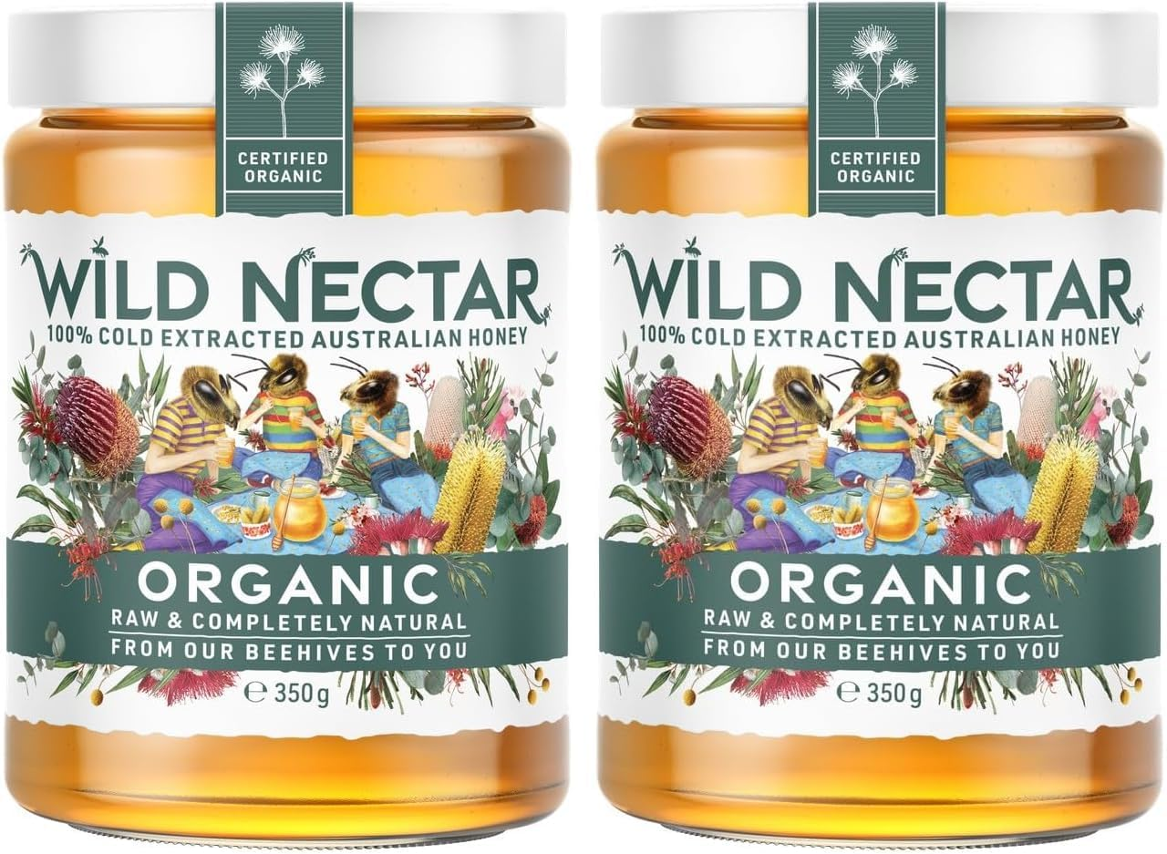 Wild Nectar Organic Australian Honey Jar 350 G
