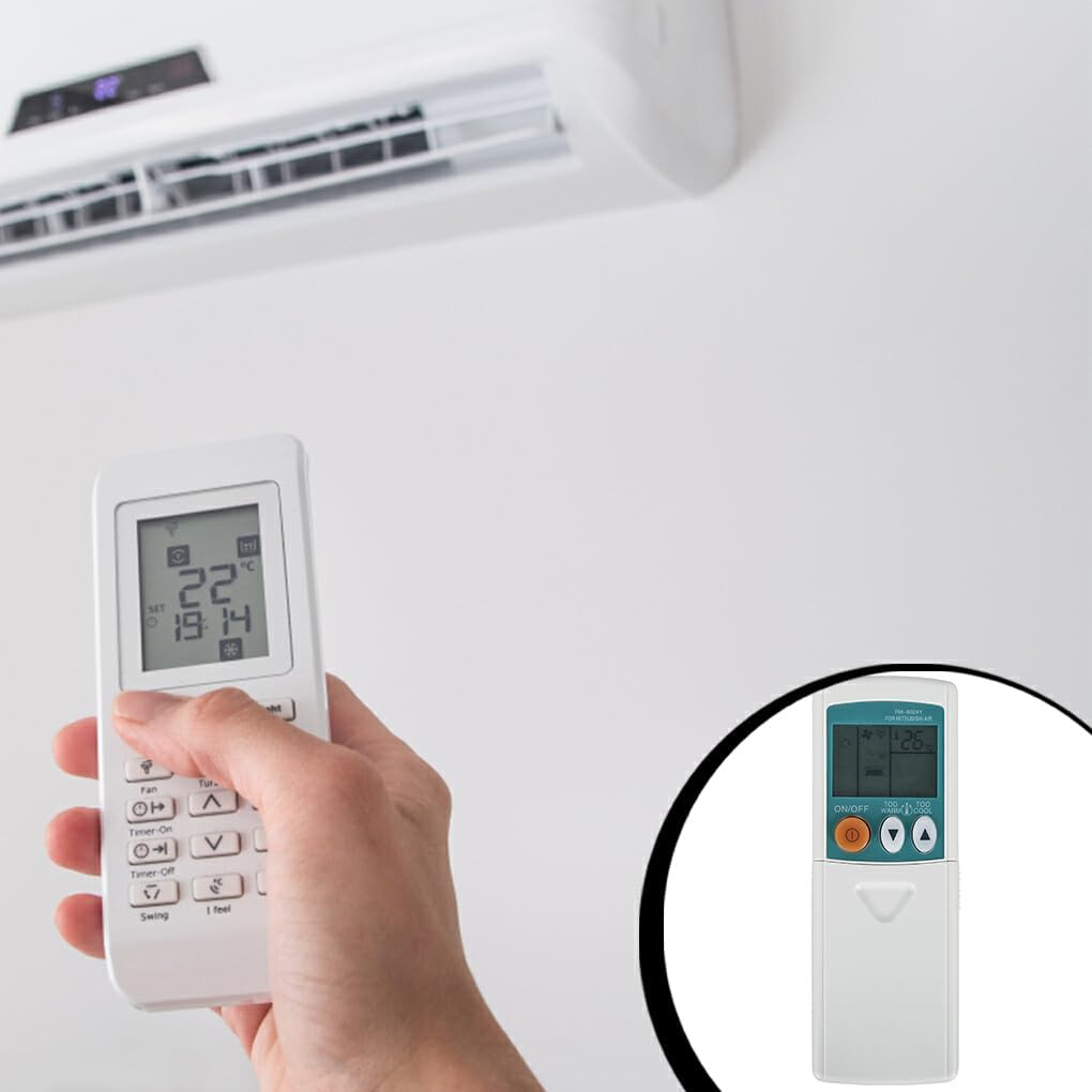 RM-8024Y Remote Control Durable White Controller Conditioning A/C Regulator Universal Easy to Use Replacement image number 6