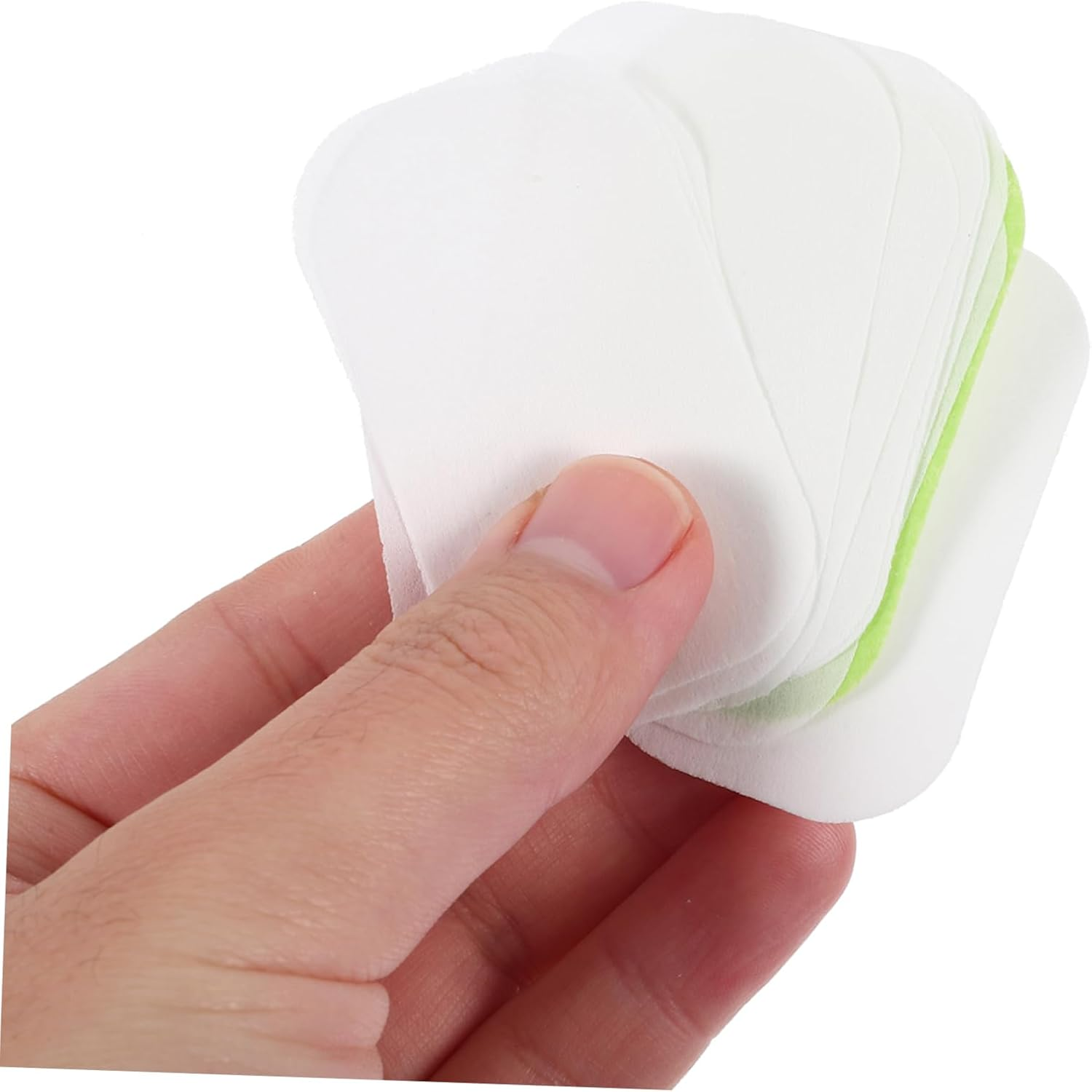 BESPORTBLE 50Pcs Soap Sheets for Travel Portable Soap Supplement Pack for Hand Washing the Go Lightweight Slices Replacement image number 1