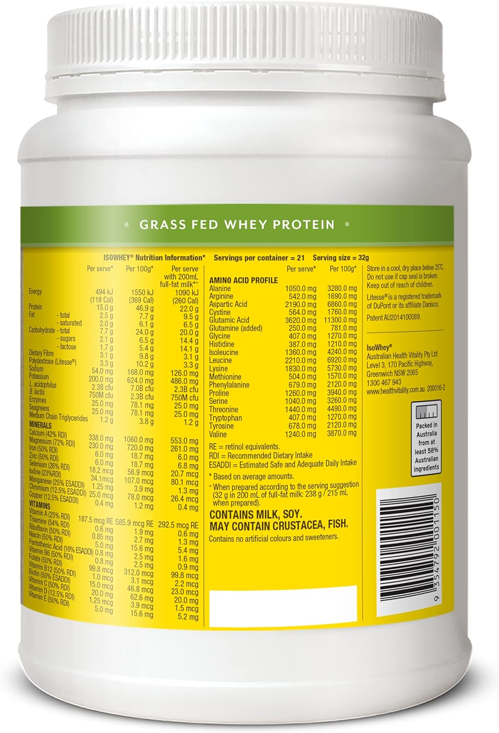 Banana Smoothie Powder 672G image number 4