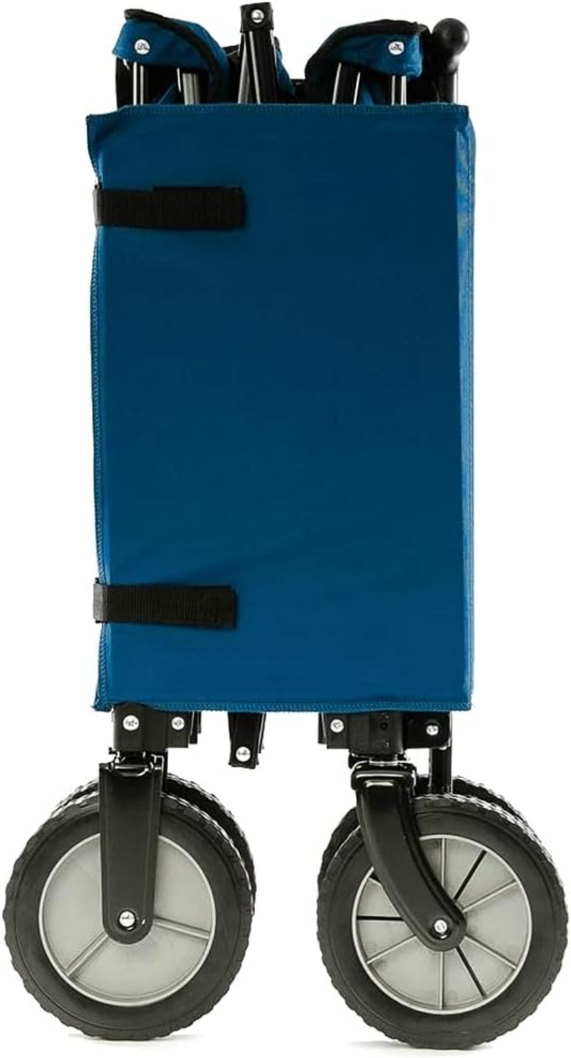 Oztrail Collapsible Camp Wagon - Whether Going to the Markets, Beach or Picnic, the Small Packdown Size, yet Large Volume with Sturdy Construction, This Is the Ideal Wagon to Move Your Gear. image number 3