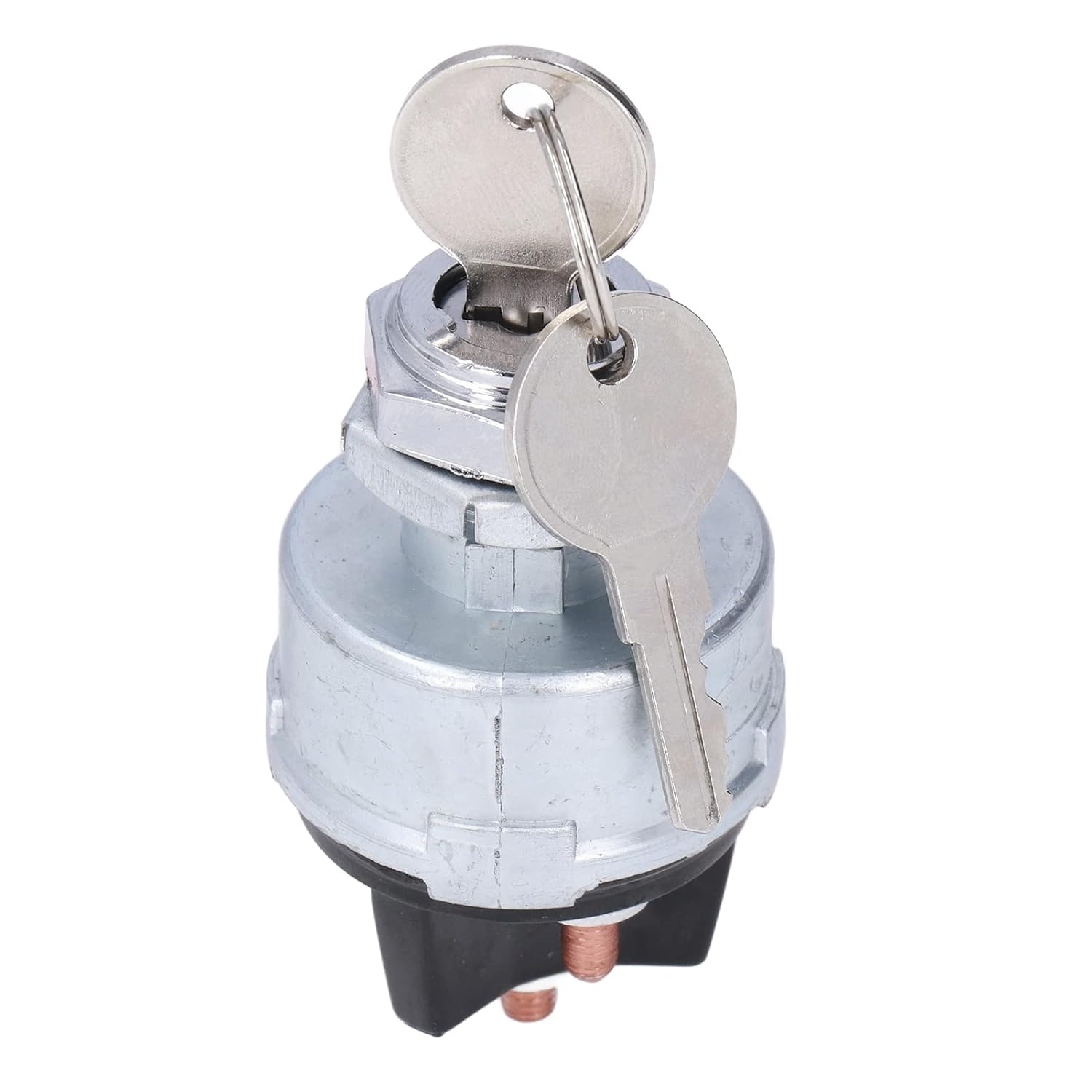 Ignition Key Switch, High Performance Long Service Life 80153 4 Position for Car Truck Agricultural Vehicle Replacement for Jubilee Tractor Trailer image number 1