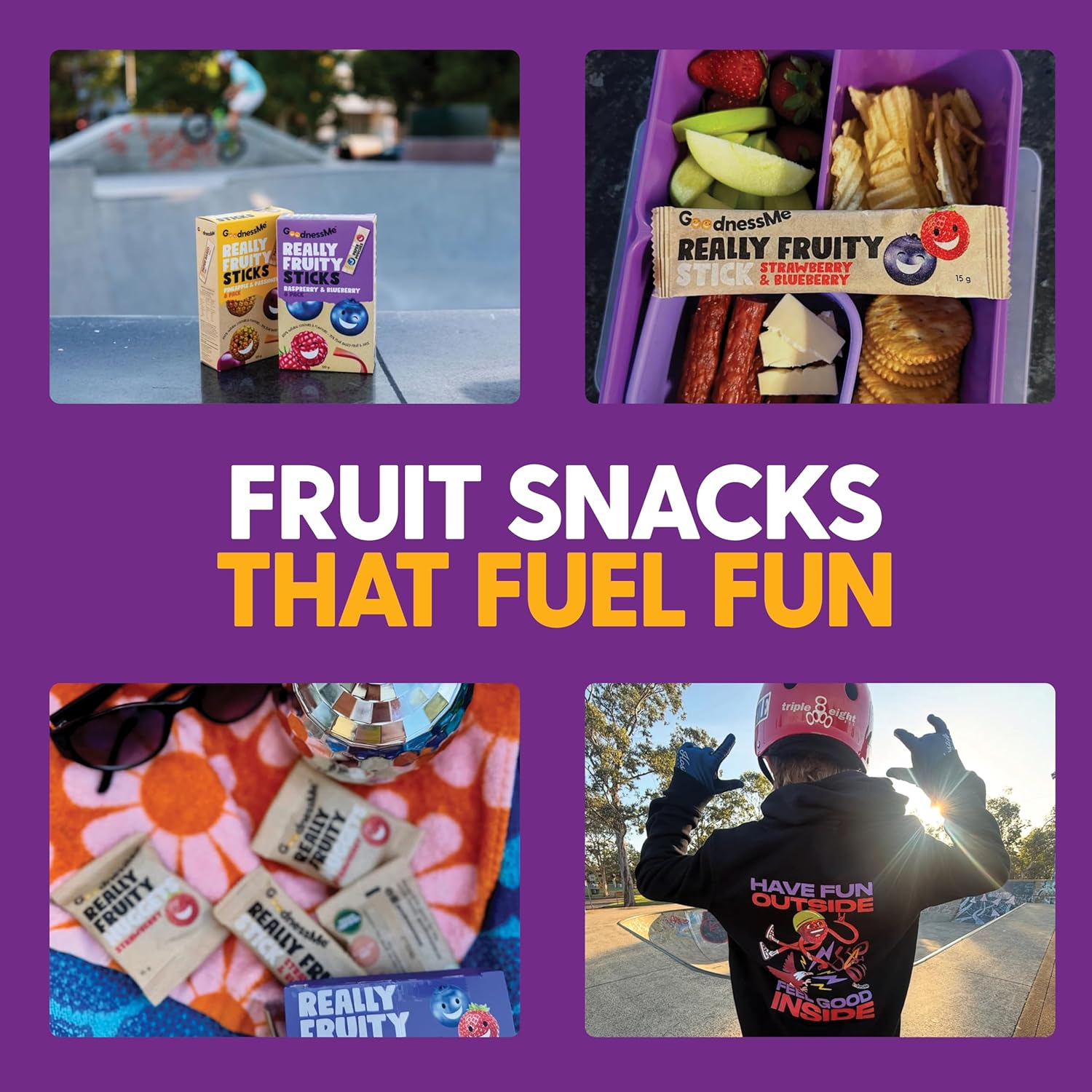 Goodnessme Nuggets Raspberry & Blueberry 120G