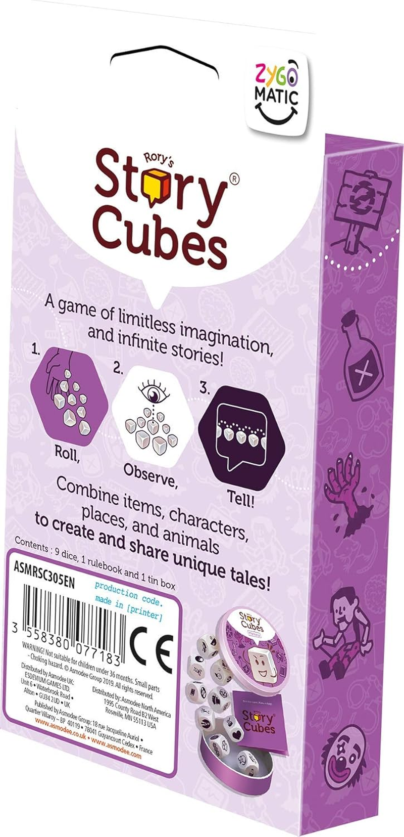 Asmodee - Rory'S Story Cubes Eco Blister Mystery image number 5