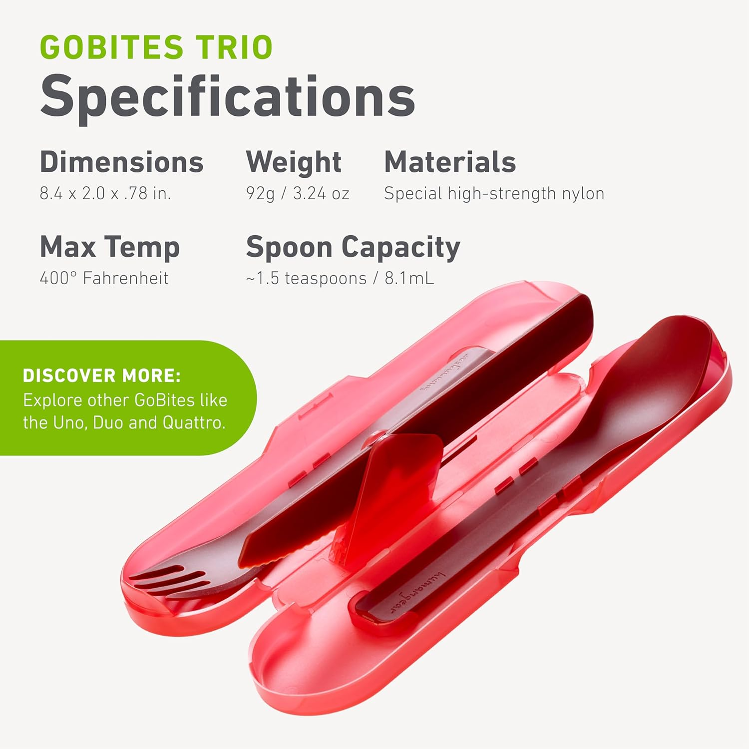 Humangear Gobites&trade; Trio Red