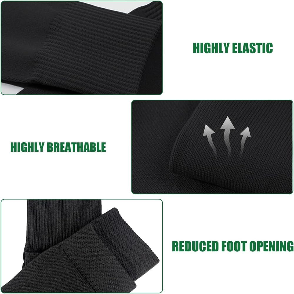 Suithink Soccer Shin Set, 2 PCS Soccer Shin Pads and 2 PCS Shin Guard Sleeves,Lightweight Football Calf Protective Gear Cushion Reduce Shocks for Adults and Kids image number 6