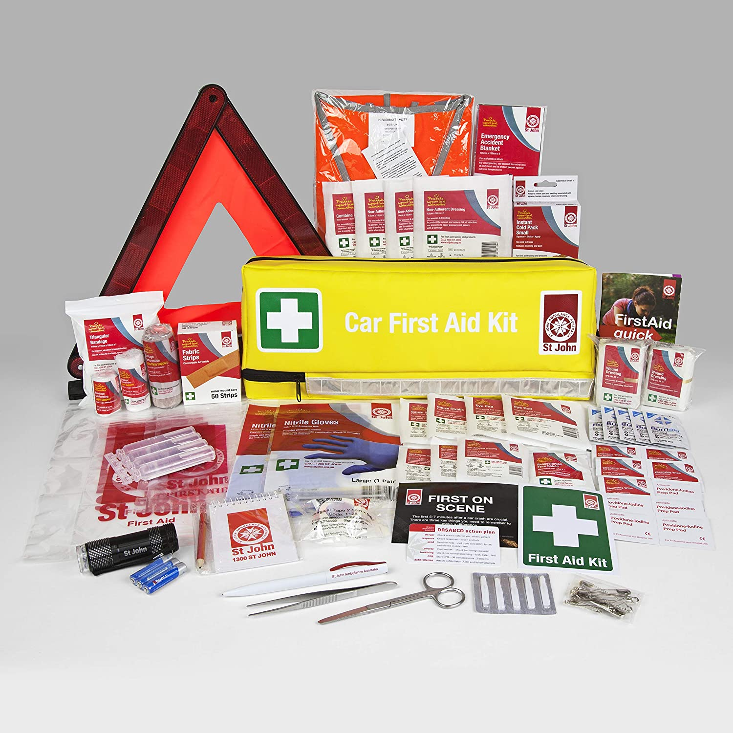 St John Car Motor Vehicle First Aid Kit, Yellow image number 3