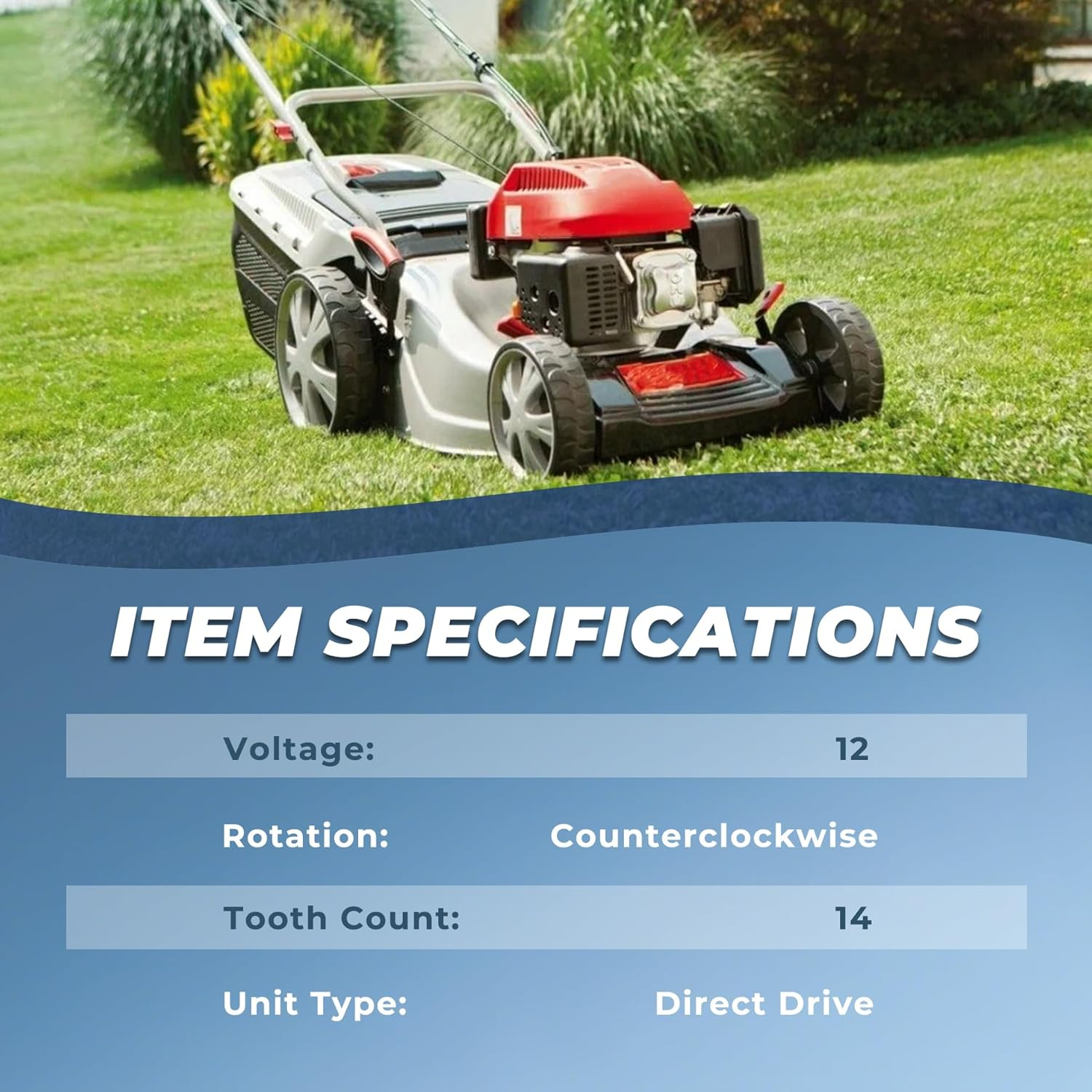 17-098-05 Starter Replacement for Kohler CH440-3111 Engines 17-098-05S, 17-098-11-S image number 1