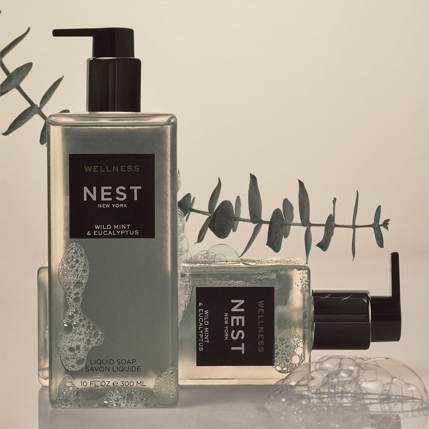 NEST Fragrances Wild Mint & Eucalyptus Liquid Hand Soap, 10 Fl Oz image number 1