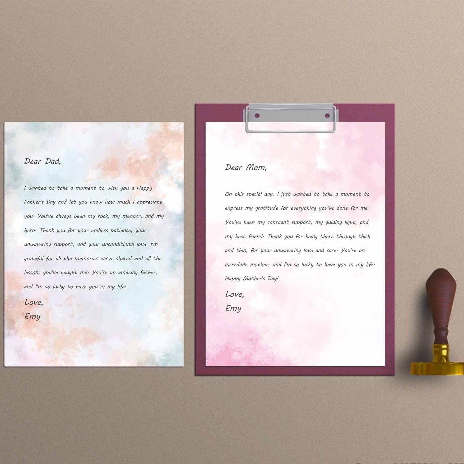 DUGUTUL Watercolor Stationary Paper, 100 Gsm Printer Paper 8.5 X 11, 12 Designs, Double-Sided, Colored Paper for Writing Letters and Invitations, Writing Paper for Business or Personal Use (96) image number 5