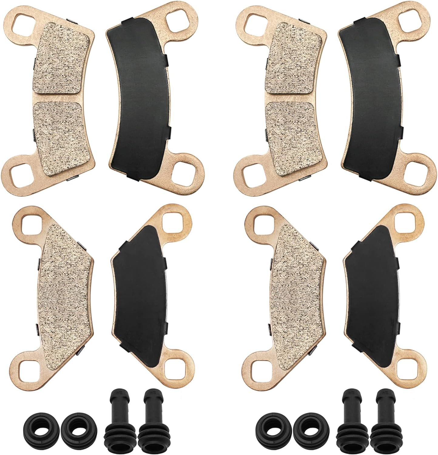 Front Rear Brake Pads Sintered for Polaris RZR 800 S-800 570 S-570, OEM# 2203318 2208936 2202412 2208935 image number 5