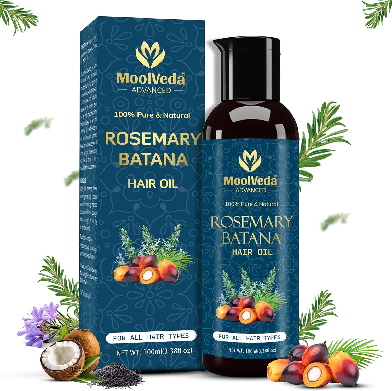 Rosemary Batana Oil 3.38 Fl Oz (Pack of 1) image number 4
