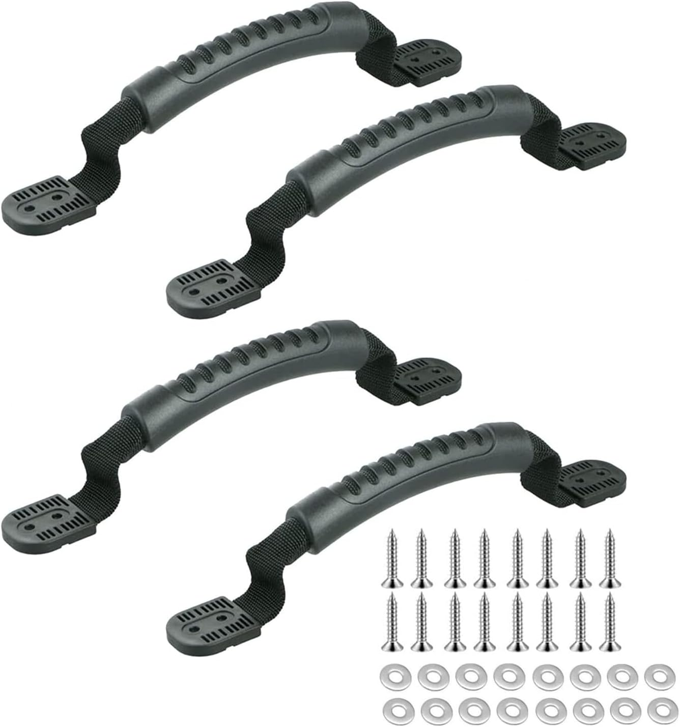 Kayak Handles，4 Pcs Canoe Handle Boat Carry Handle Replacement Kit for Kayaks Luggage Suitcase image number 3