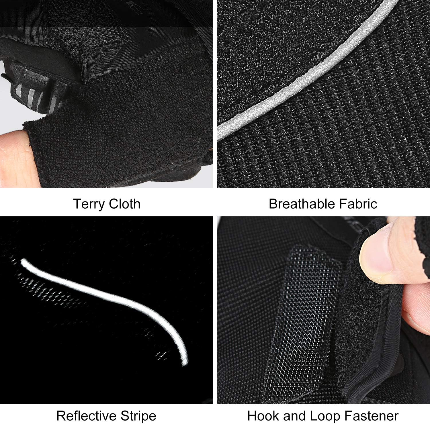 INBIKE 5Mm Gel Pad Half Finger Bike Bicycle Cycling Gloves image number 6