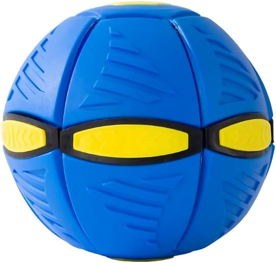 Flying Saucer Ball for Dogs - Creative Decompression Magic Stomp Interactive Pet Toy for Small Medium Dogs Outdoor image number 4