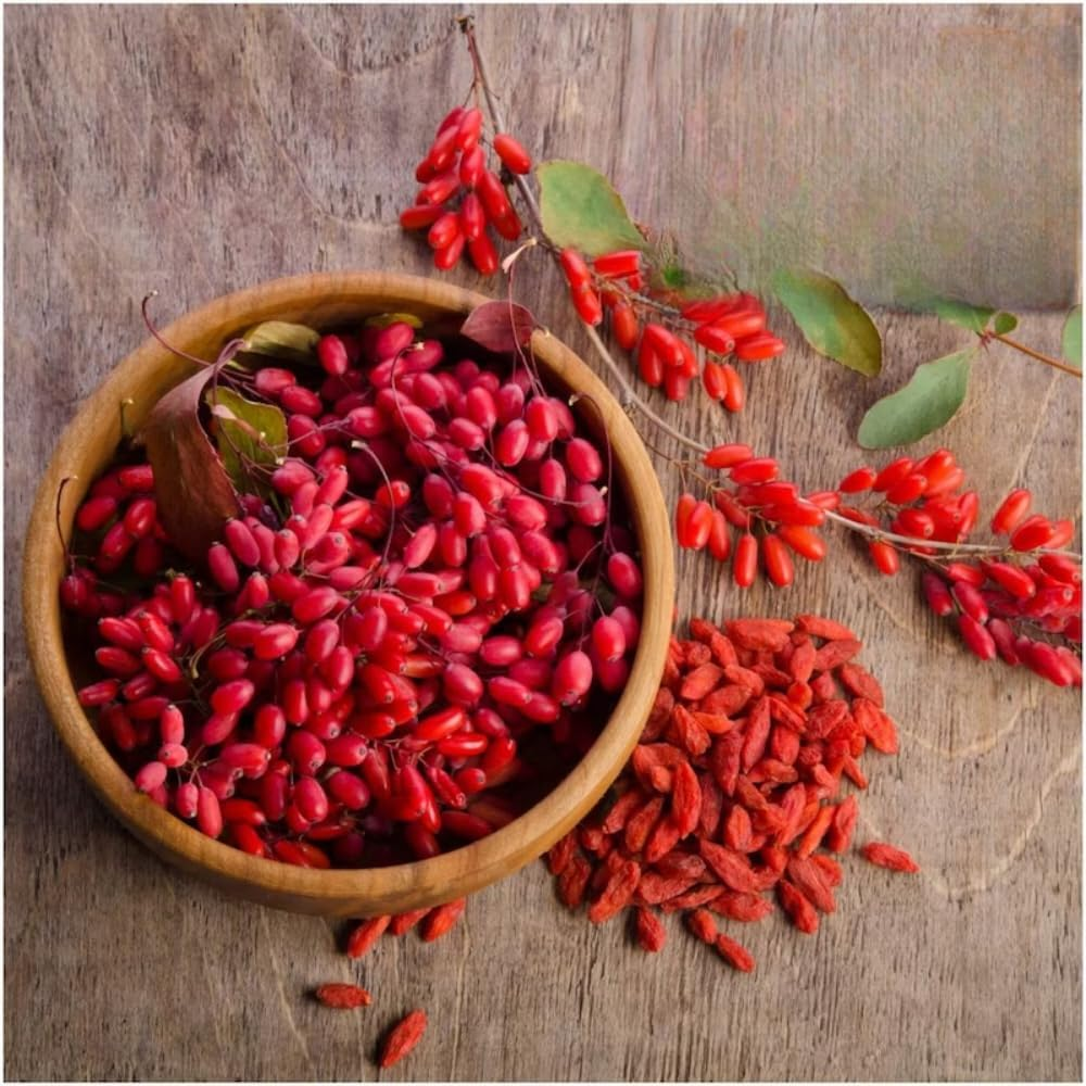 Heng Fai Goji Berries | Premium Organic Dried Fruit Snack | Naturally Sweet Superfood Rich in Antioxidants, Vitamins and Minerals | Perfect for Teas, Cereals and Smoothies | Healthy Food Choice | 80G