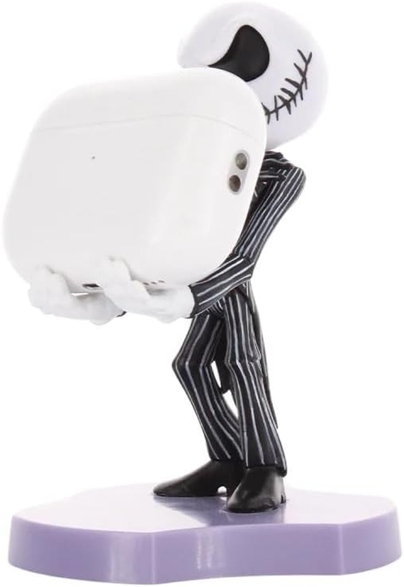 Mini Cable Guys - the Nightmare before Christmas Jack Skellington Collectible Figurine Accessories & Tech Holder/Stand (Iphone, Samsung, Air Pods, Earbuds) image number 2