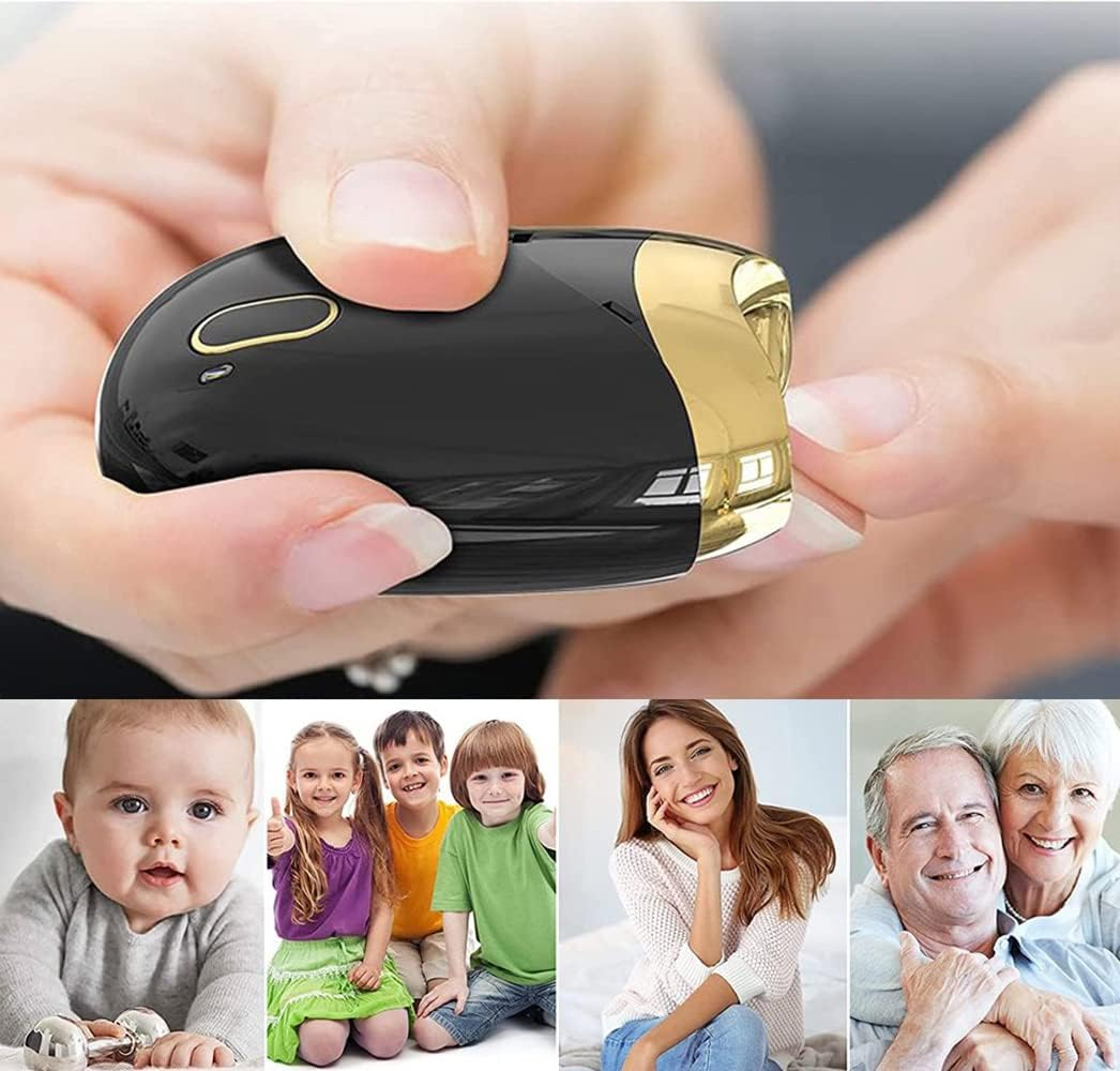 Lancoon Electric Nail Clipper, Stainless Steel Blade with Charging Port Portable Safe Curved Protection Design save Time and Energy Shearing Grinding Fingers Toes, Suitable for Home Babies Seniors image number 6