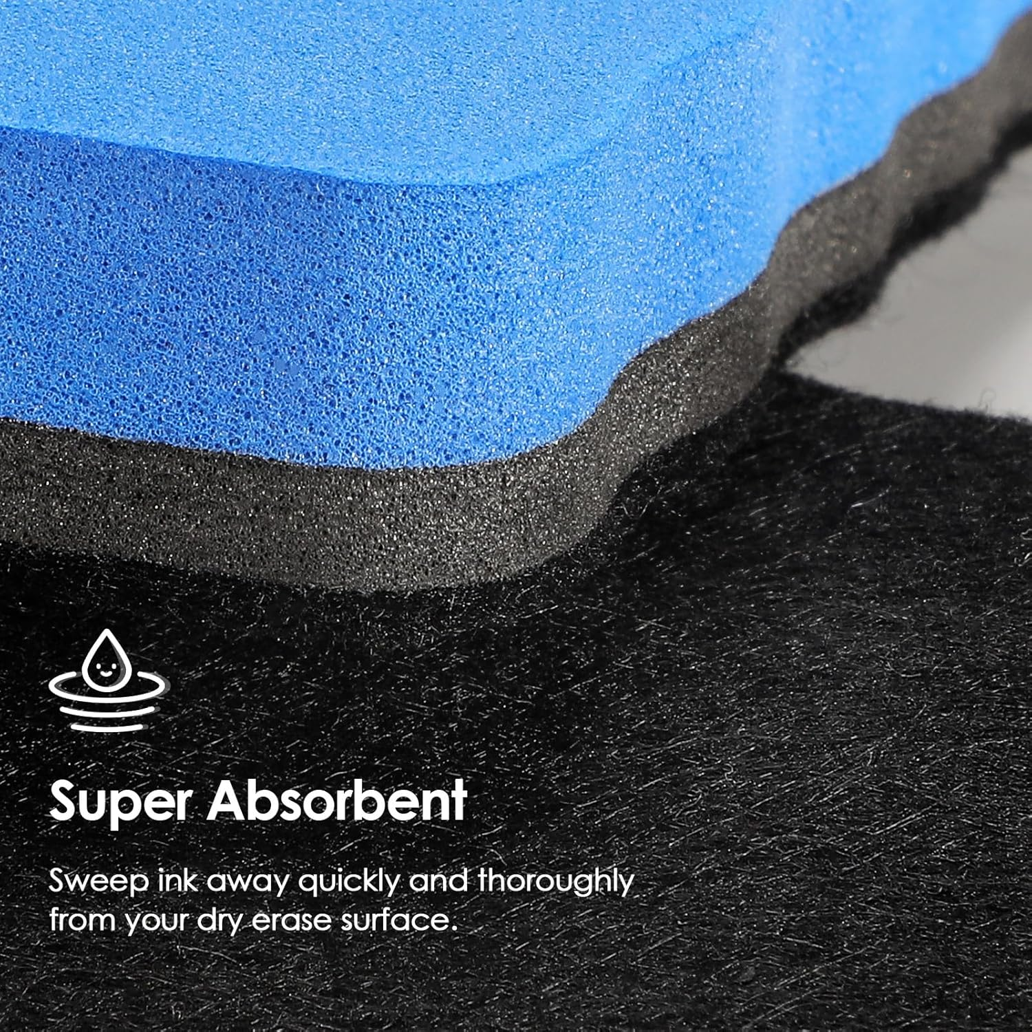 Maxgear Whiteboard Erasers, 8 Pack Magnetic Dry Erase Erasers for Classroom, Whiteboard Cleaning Pad, Chalkboard Wiper Teacher Supplies for School, Office, Home （6 Vibrant Color Set, 4 X 2 X 0.6 Inch image number 6