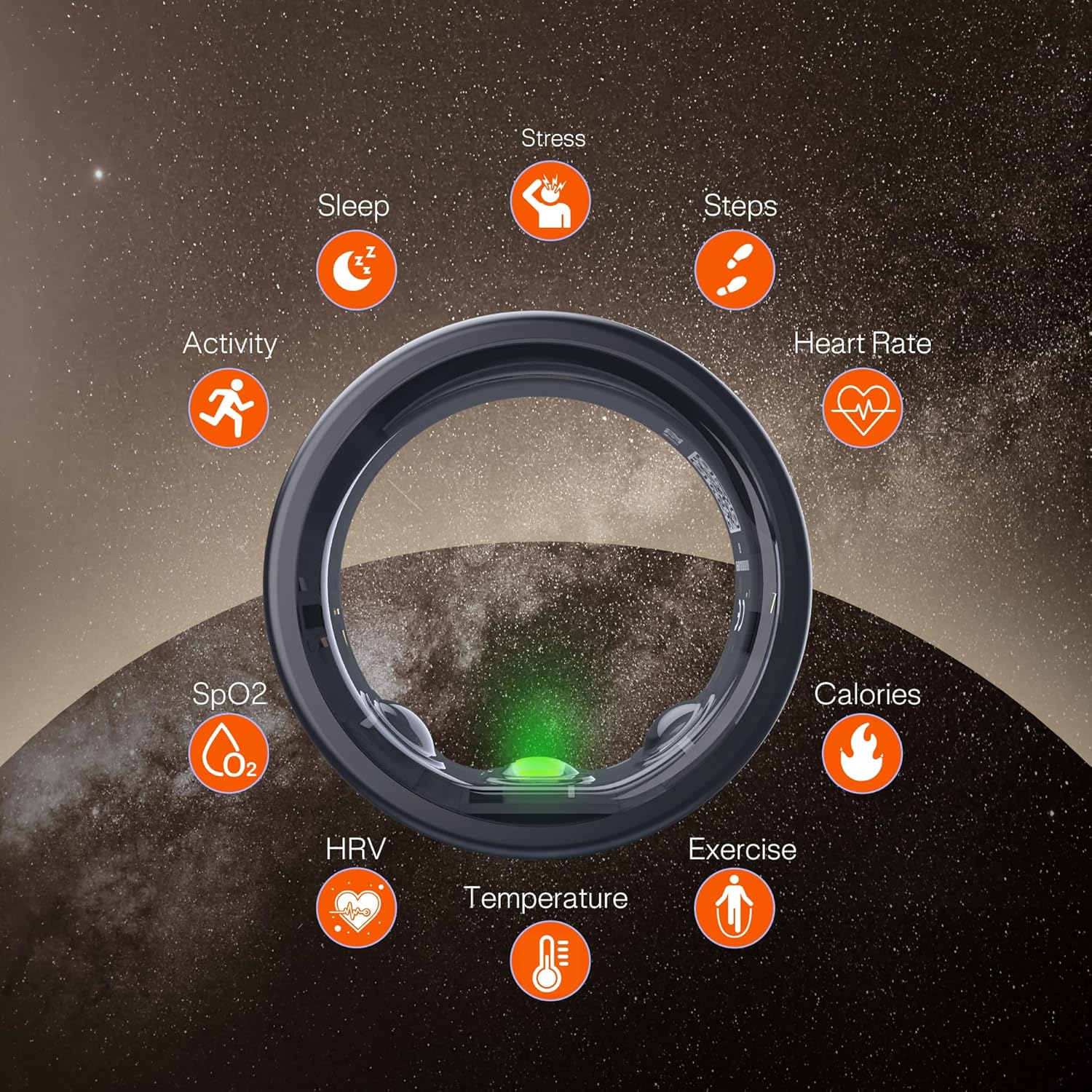 Halo Ring - Our Most Comprehensive Smart Health Ring, Men&rsquo;S and Women&rsquo;S Health, Fitness, Sleep image number 5