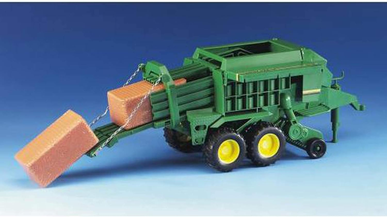 Bruder John Deere Big Bale Press - Green Farm Tractor - Large (16.54 Inches Long, 7.3 Wide, 8.66 High) - Suitable for Kids Aged 12 and Up