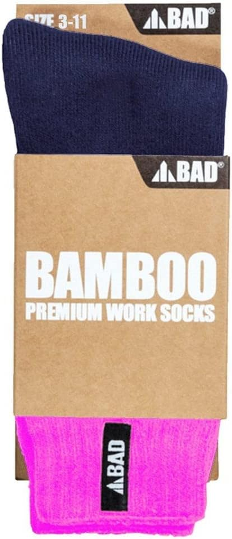 Bad Workwear Women'S Bamboo Work Socks - 1 Pair