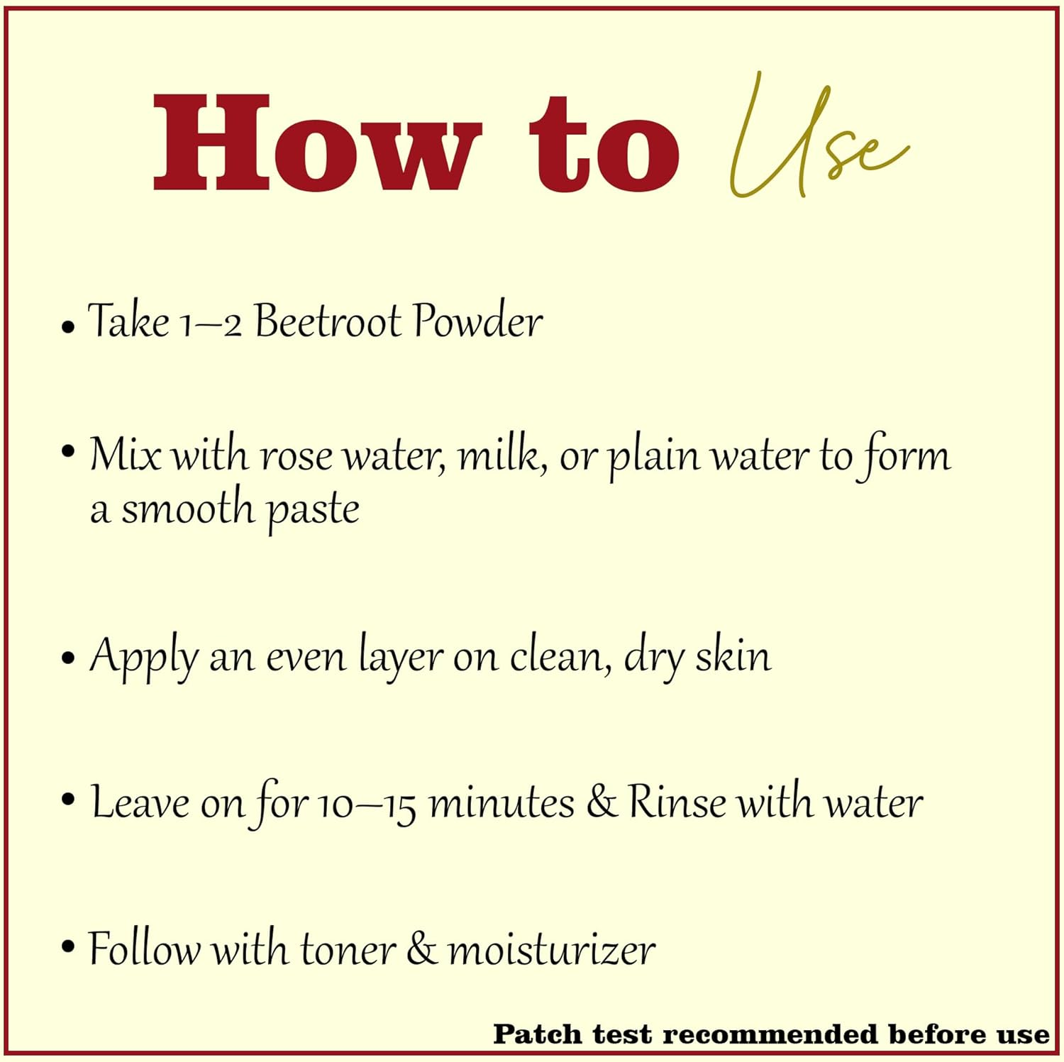 Mi Nature 100% Pure Beetroot Powder (Beta Vulgaris) - 100G (3.5Oz) | Spray Dried Formula DIY Skin & Hair Masks | Gluten Free for Smoothies image number 3