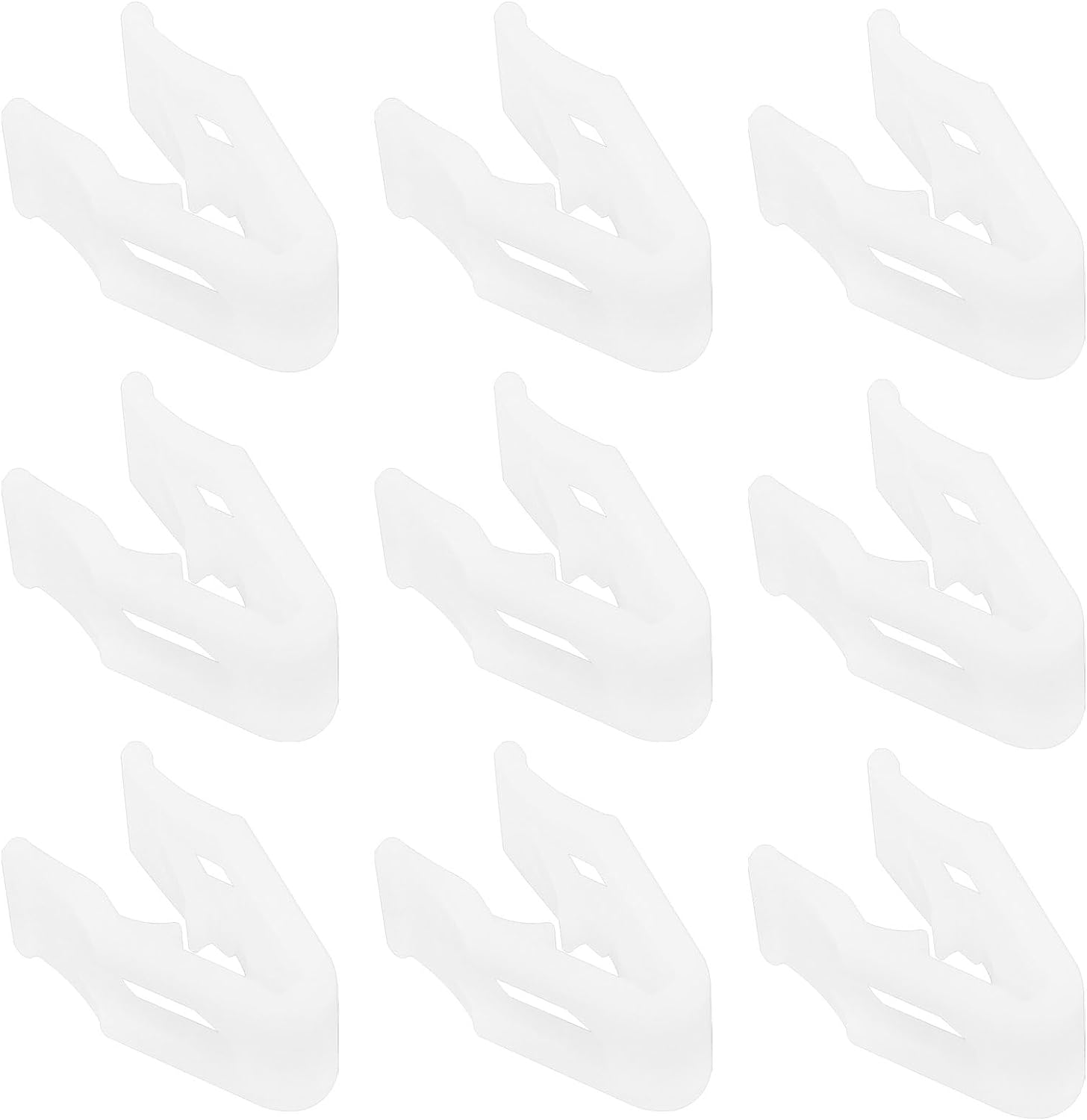 Emagtech 20 Pcs Car Tailgate Lining Clips Boot Lid Lining Clips Trim Retainer Buckle Fittings Replacement Compatible with Ford Galaxy, White image number 4